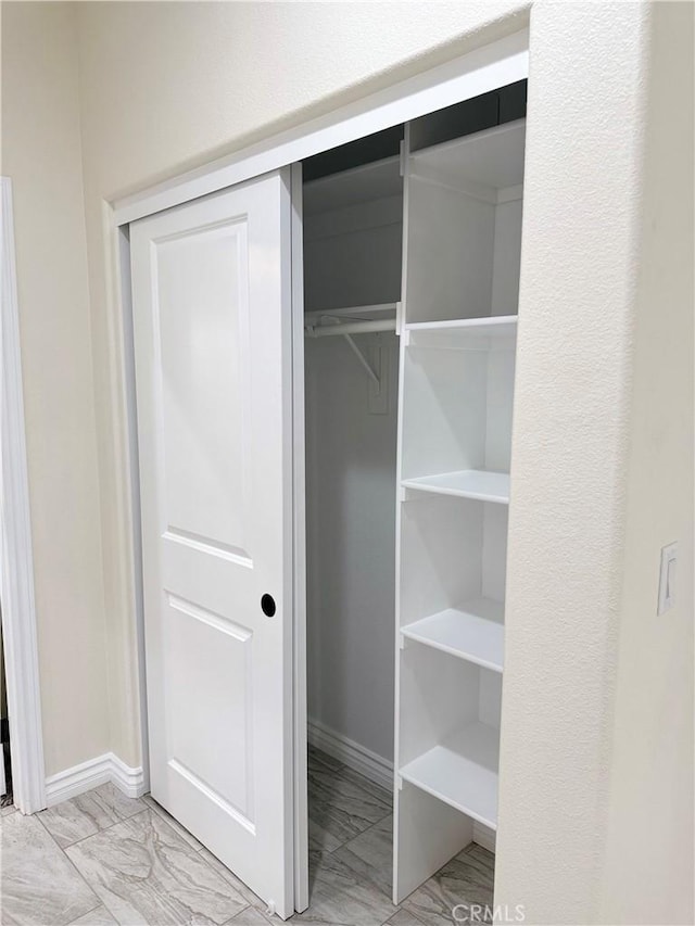 view of closet