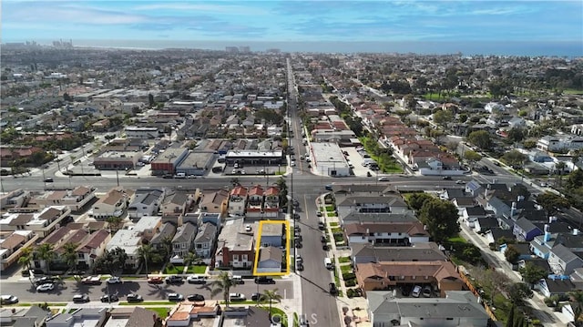 aerial view featuring a residential view