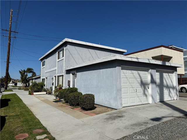 view of property exterior featuring stucco siding