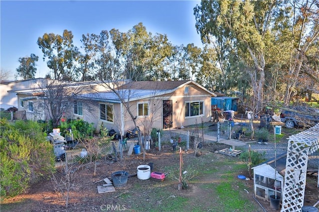 view of back of property