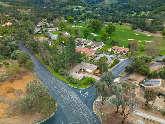 aerial view featuring a residential view