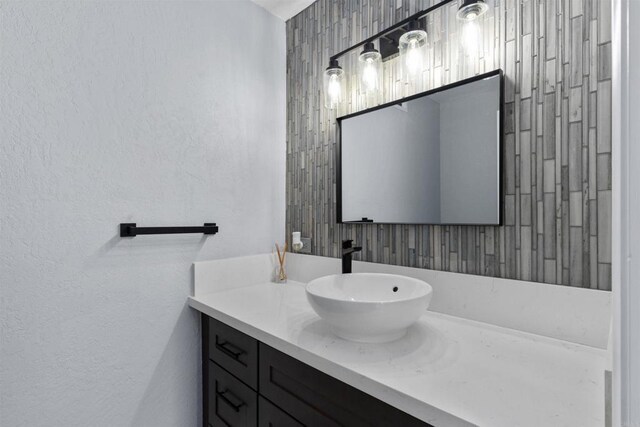 32404 Womsi Rd, Pauma Valley, CA 92061 - bathroom with vanity and a textured wall