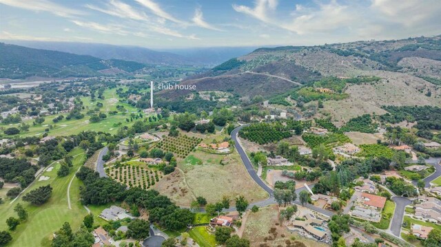 32404 Womsi Rd, Pauma Valley, CA 92061 - aerial view of property and surrounding area featuring a mountainous background