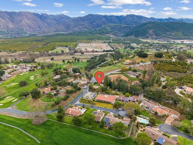 32404 Womsi Rd, Pauma Valley, CA 92061 - aerial overview of property's location with a mountain backdrop and nearby suburban area