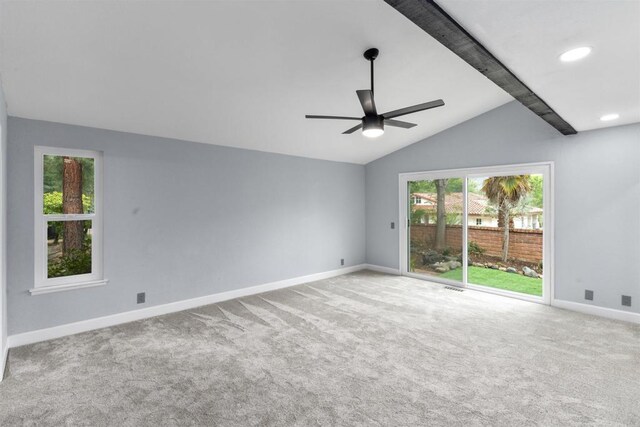 32404 Womsi Rd, Pauma Valley, CA 92061 - spare room with ceiling fan and carpet floors