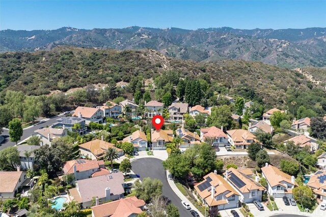 23461 Darcy Ln, Newhall, CA 91321 - aerial view of residential area with mountains