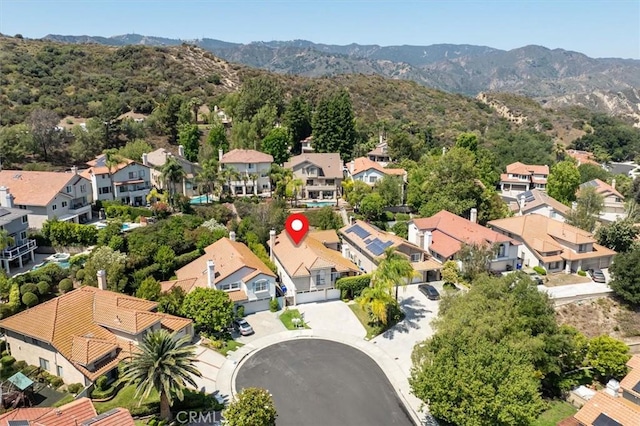 23461 Darcy Ln, Newhall, CA 91321 - aerial perspective of suburban area with mountains
