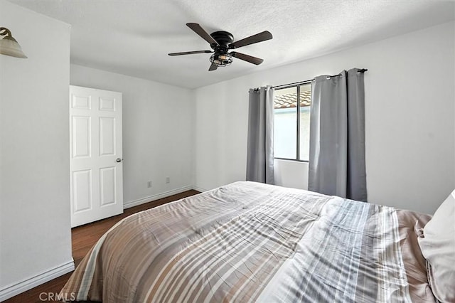 23461 Darcy Ln, Newhall, CA 91321 - bedroom with wood finished floors and a ceiling fan