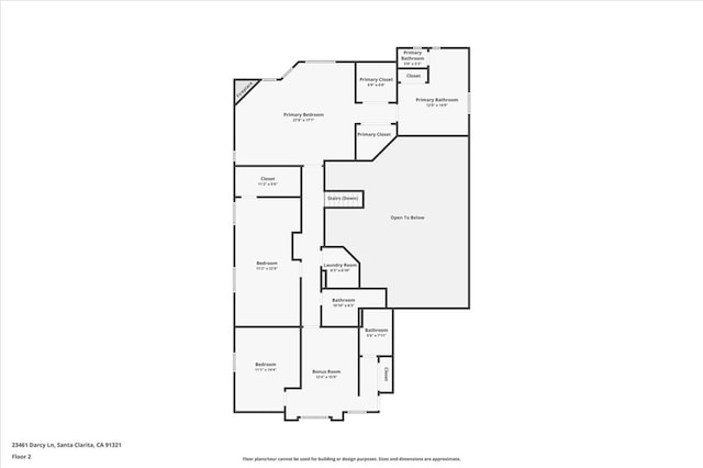 23461 Darcy Ln, Newhall, CA 91321 - view of home floor plan