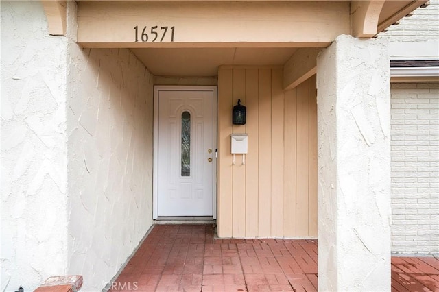 view of entrance to property