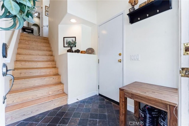 entrance foyer with stairs