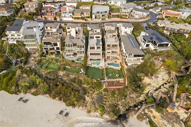 bird's eye view featuring a residential view