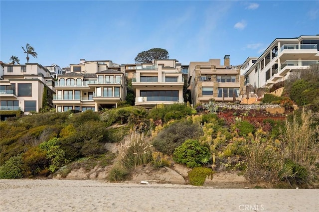 view of property with a residential view