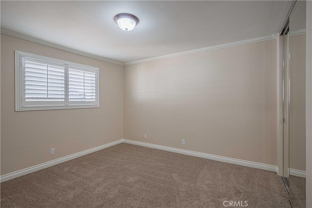 30360 Point Marina Dr, Canyon Lake, CA 92587 - unfurnished room featuring baseboards, ornamental molding, and carpet