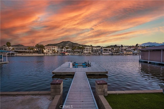 30360 Point Marina Dr, Canyon Lake, CA 92587 - view of dock with a water view and a residential view