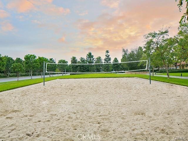 view of property's community with volleyball court