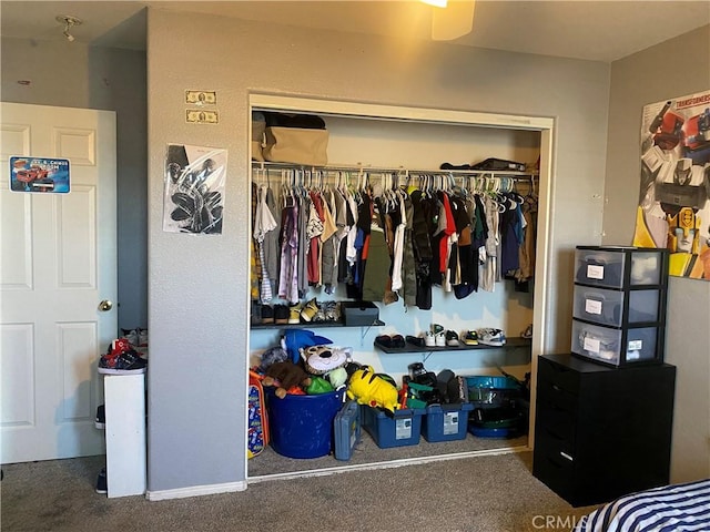 view of closet