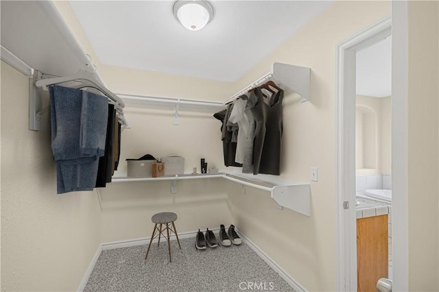 view of spacious closet