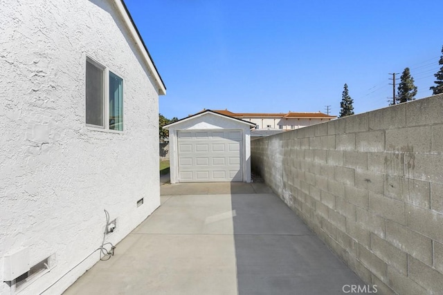 11541 Basye St, El Monte, CA 91732 - view of patio with an outdoor structure and fence