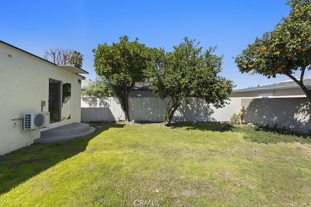 11541 Basye St, El Monte, CA 91732 - view of yard featuring fence private yard and ac unit