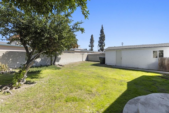 11541 Basye St, El Monte, CA 91732 - view of yard with a fenced backyard