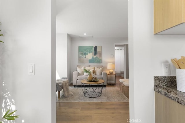 11541 Basye St, El Monte, CA 91732 - living area featuring wood finished floors