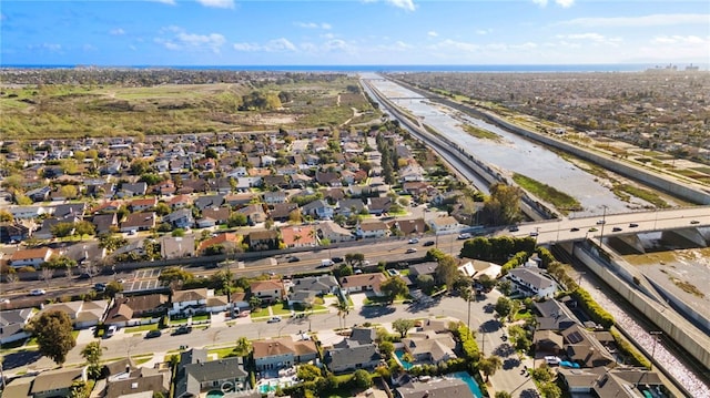 aerial view featuring a residential view