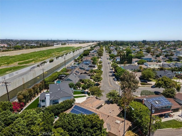 bird's eye view featuring a residential view