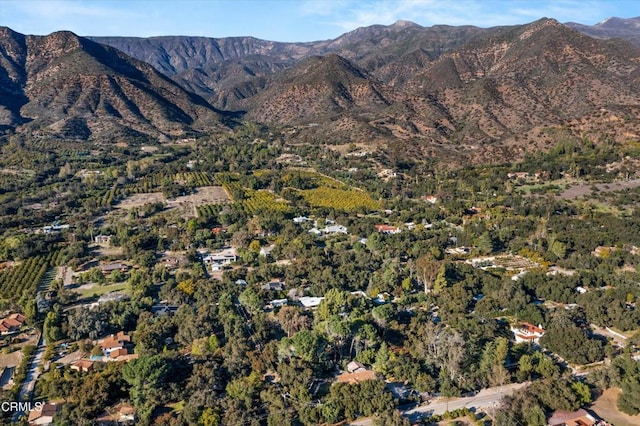 view of mountain feature