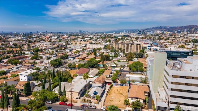 drone / aerial view featuring a view of city