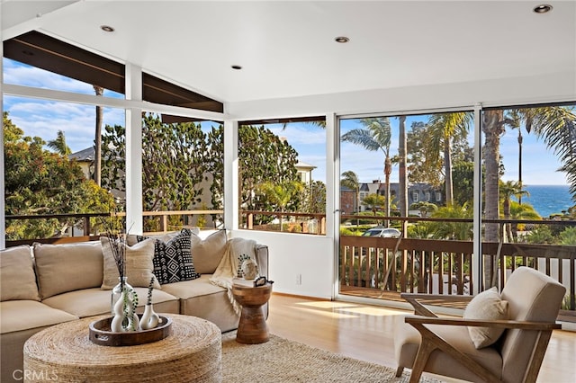 sunroom with a wealth of natural light