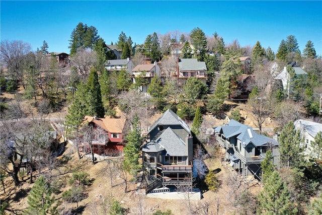 drone / aerial view featuring a residential view