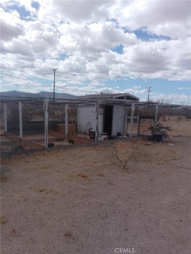 view of outbuilding with an outbuilding