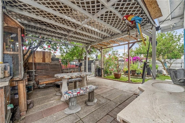 6324 Denver Ave, Los Angeles, CA 90044 - view of patio / terrace with a fenced backyard