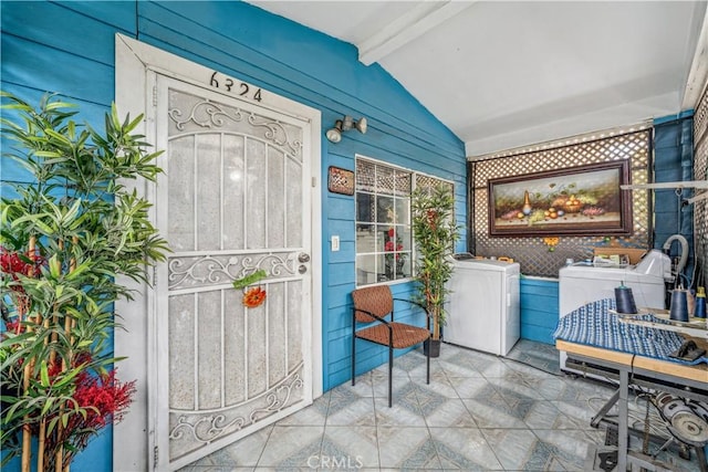 6324 Denver Ave, Los Angeles, CA 90044 - property entrance with washing machine and clothes dryer
