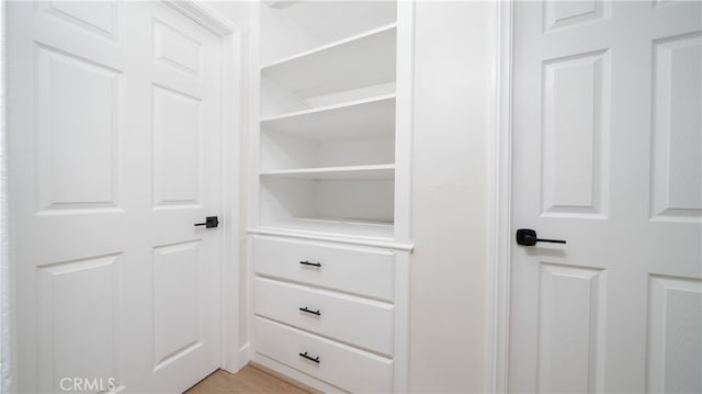 view of closet