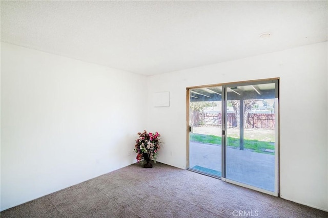 spare room with carpet flooring