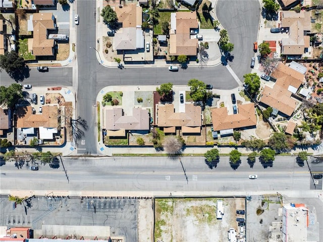 aerial view featuring a residential view