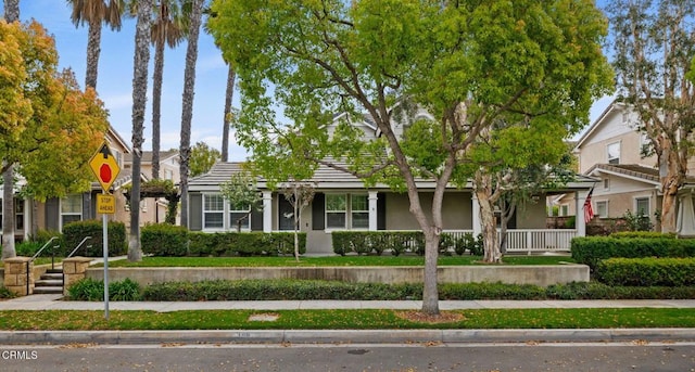 view of front of property with stucco siding