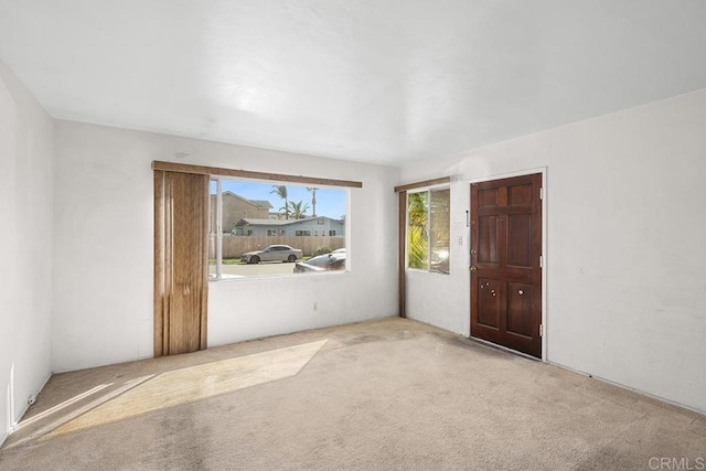 empty room with carpet floors