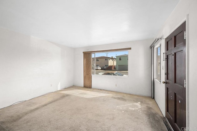 empty room with carpet floors