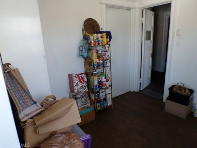 interior space featuring hardwood / wood-style floors