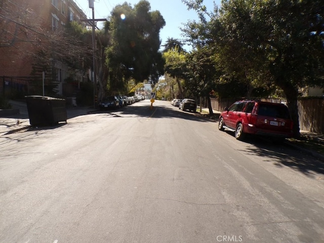 view of road