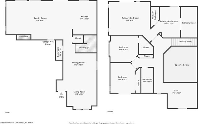 27950 Periwinkle Ln, Valencia, CA 91354 - view of property floor plan
