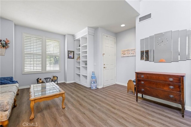 27950 Periwinkle Ln, Valencia, CA 91354 - living area with wood finished floors and recessed lighting