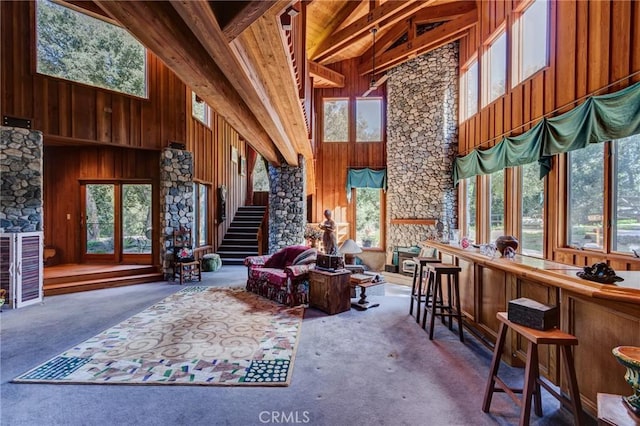 lobby featuring stairway
