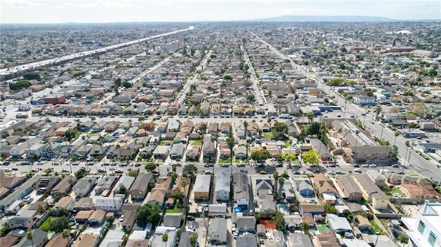 aerial view featuring a residential view