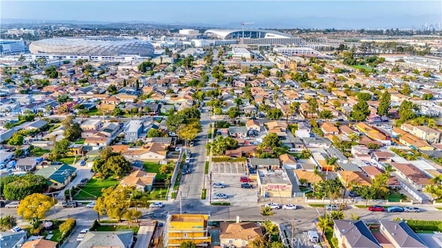 bird's eye view featuring a residential view