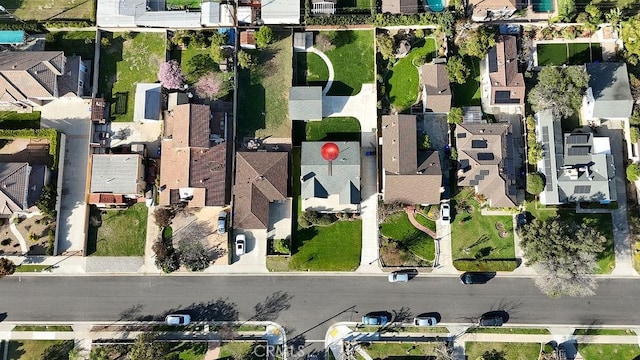 drone / aerial view featuring a residential view