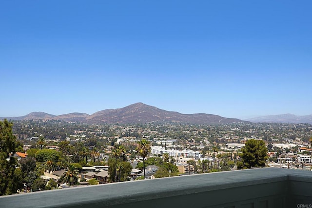 view of mountain feature